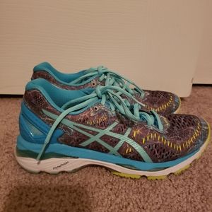 Blue Asics Running Shoes